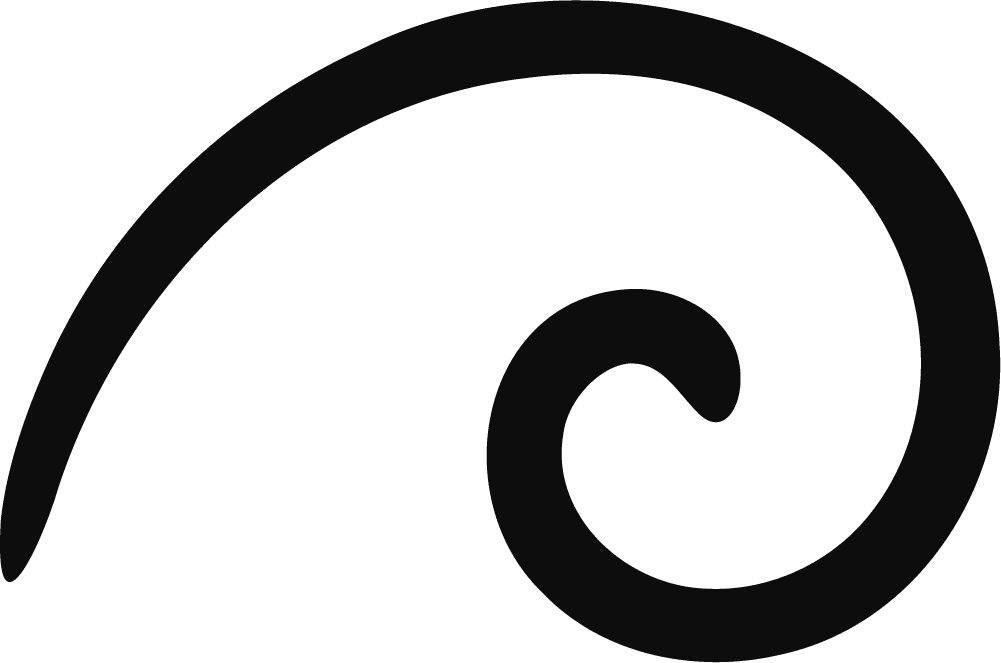 Swirl Wave SVG Bold Curve Vector