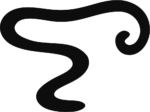 Swirling Ribbon SVG Flowing Curve Vector