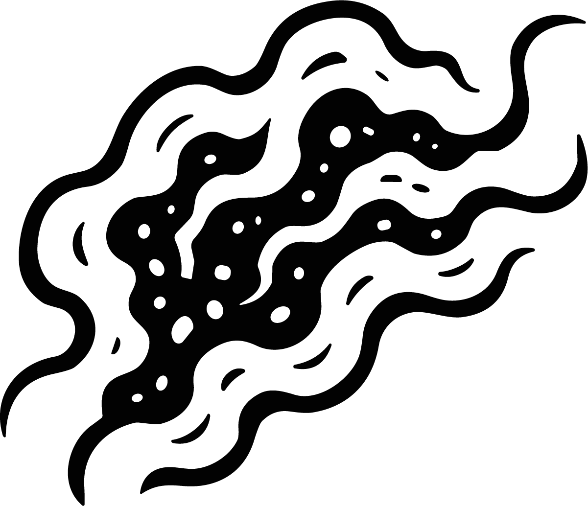 Swirling Smoke Cloud SVG Bold Cosmic Swirl Vector - Image 1