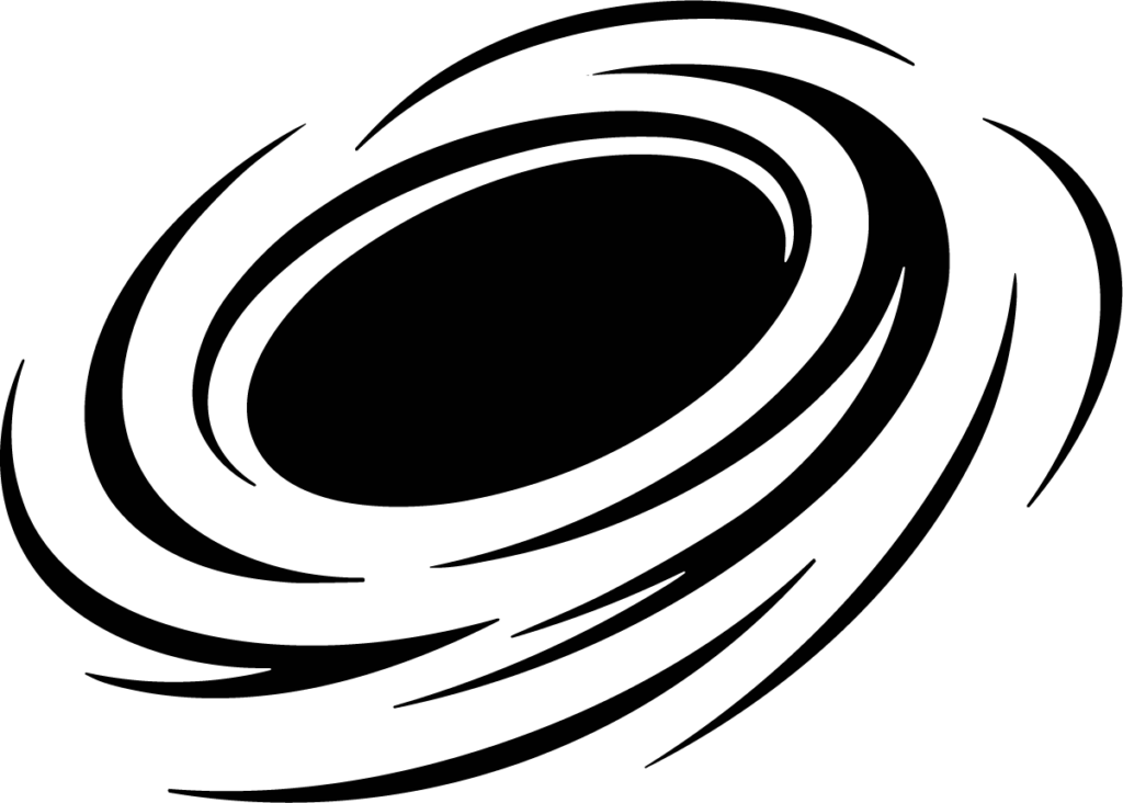 Swirling Vortex SVG Bold Spiral Vector