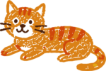 Tabby Cat SVG Playful Sketch Vector
