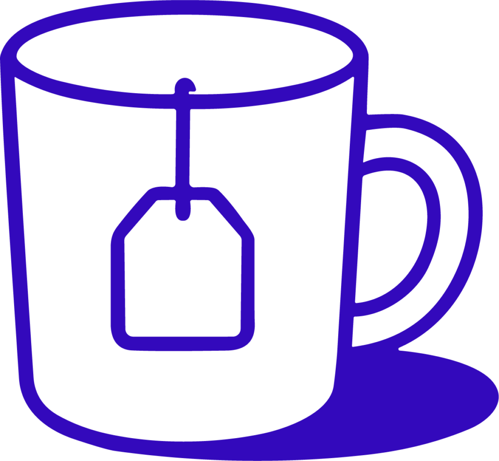 Tea Mug SVG Bold Outline Vector