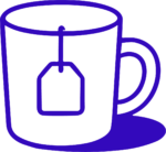 Tea Mug SVG Bold Outline Vector