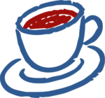 Teacup And Saucer SVG Loose Sketch Vector