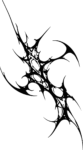 Thorn Web SVG Jagged Tribal Vector