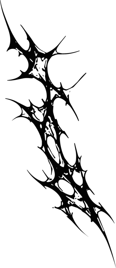 Thorny Branch SVG Jagged Fracture Vector