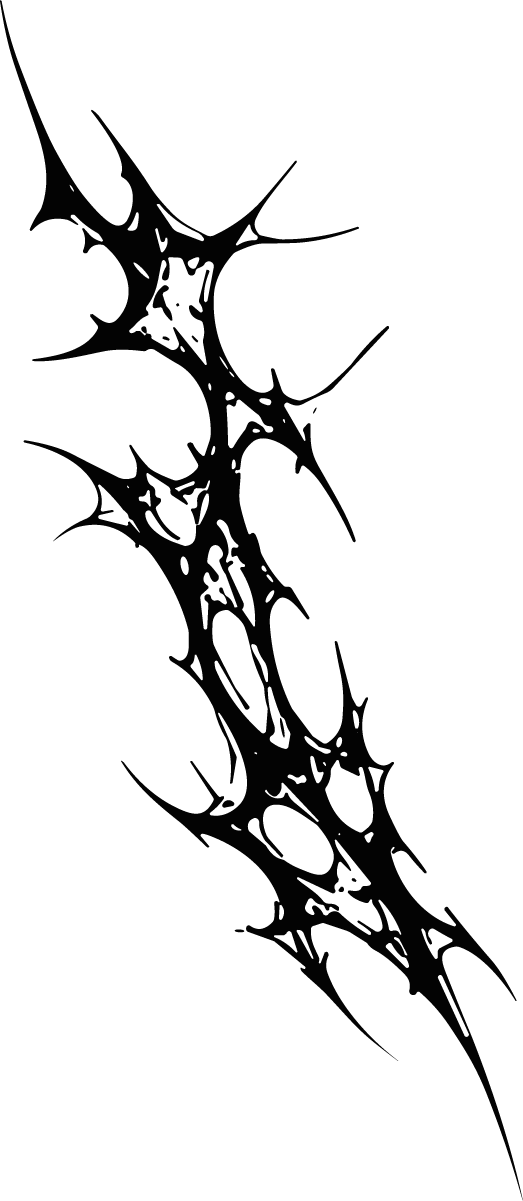 Thorny Branch SVG Jagged Fracture Vector - Image 1