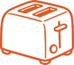 Toaster SVG Bold Outline Vector