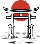 Torii Gate SVG Rising Sun Vector