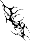 Tribal Design SVG Jagged Spikes Vector