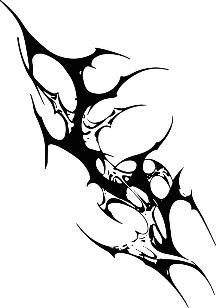 Tribal Design SVG Jagged Spikes Vector