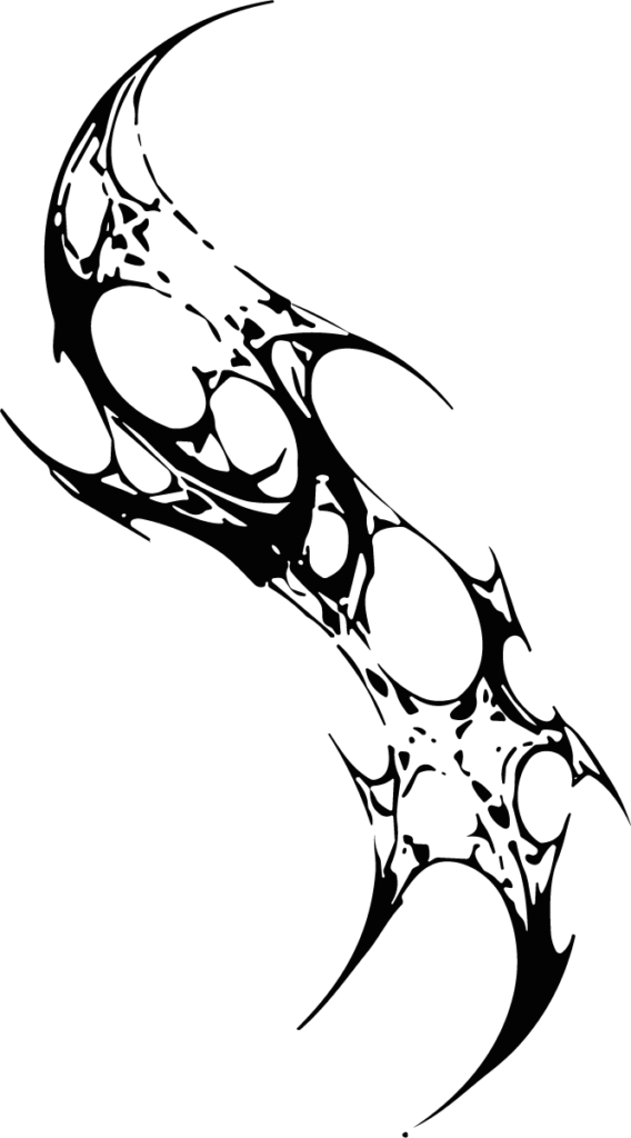 Tribal Flame Swirl SVG Fierce Vector