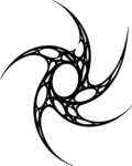 Tribal Spiral Emblem SVG Bold Swirling Vector