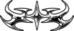 Tribal Star Emblem SVG Bold Symmetry Vector