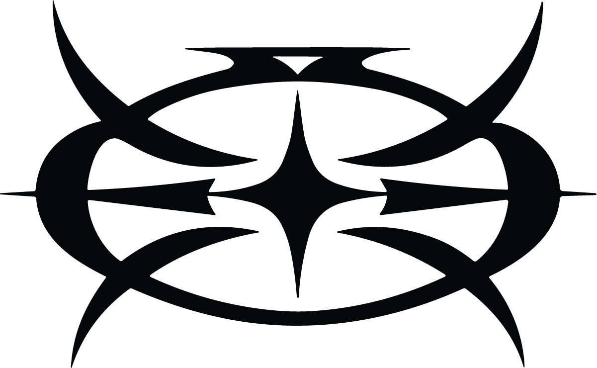 Tribal Star Emblem SVG Sharp Symmetry Vector - Image 1
