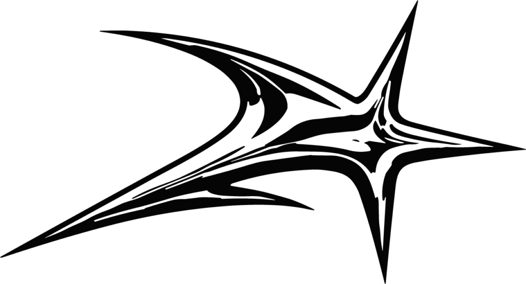 Tribal Star SVG Sharp Dynamic Vector