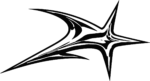 Tribal Star SVG Sharp Dynamic Vector
