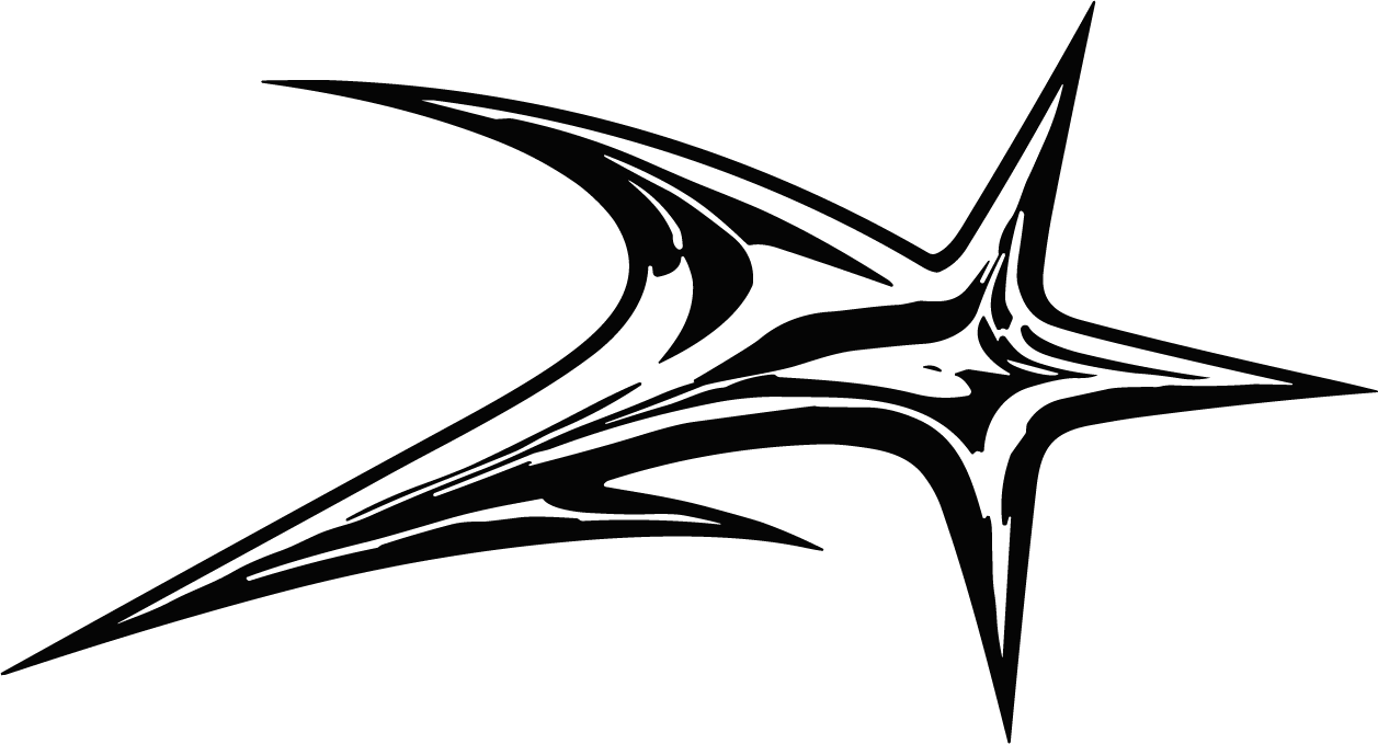 Tribal Star SVG Sharp Dynamic Vector - Image 1