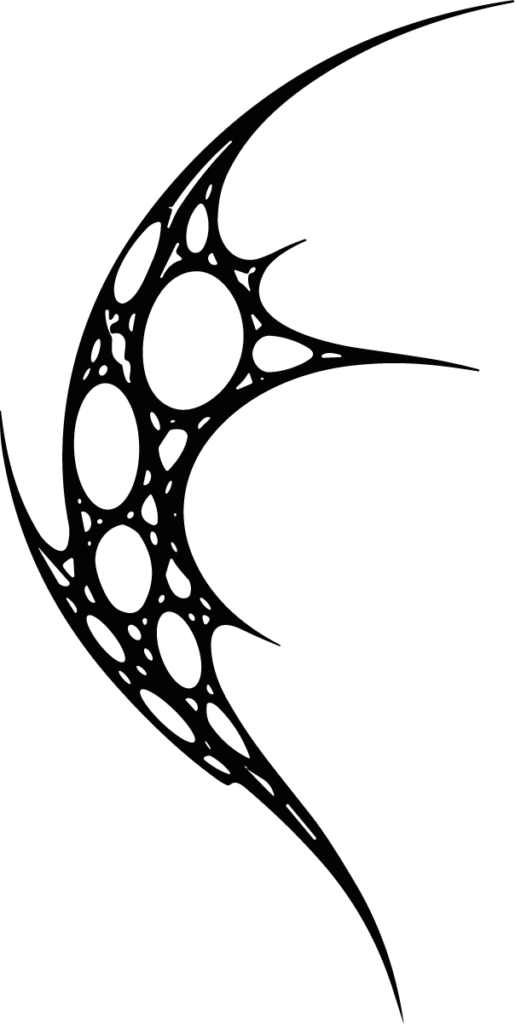 Tribal Swirl SVG Organic Flow Vector