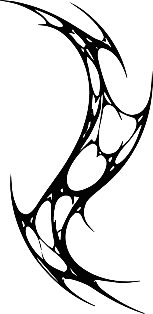 Tribal Swirl SVG Bold Flowing Vector