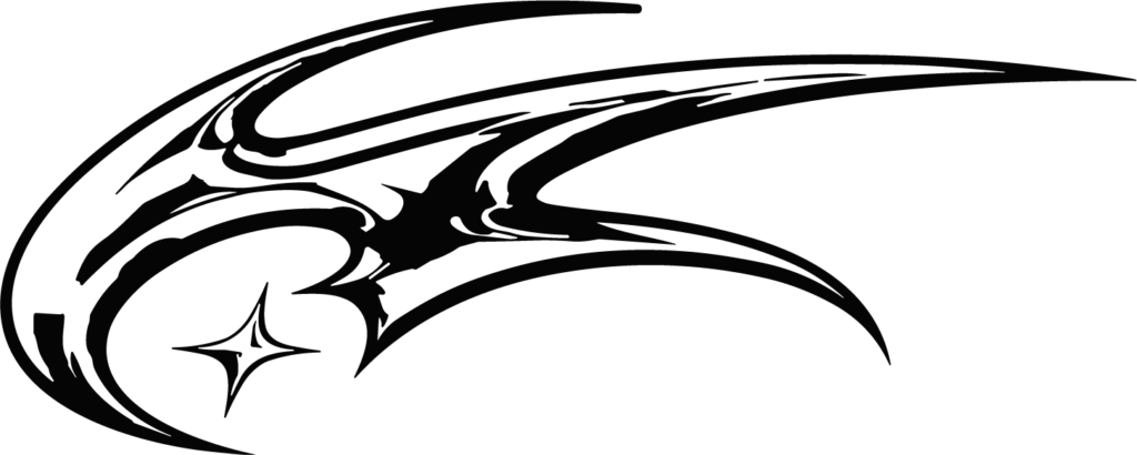 Tribal Swoosh SVG Sharp Motion Vector
