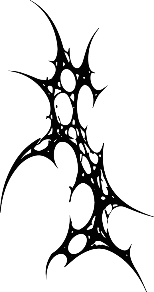 Tribal Thorn Design SVG Jagged Spiked Vector
