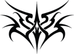 Tribal Wings Emblem SVG Sharp Symmetry Vector