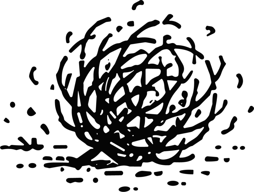 Tumbleweed SVG Tangled Sketch Vector