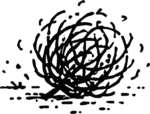 Tumbleweed SVG Tangled Sketch Vector