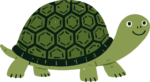 Turtle SVG Cheerful Green Vector
