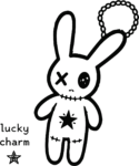 Voodoo Bunny Doll SVG Creepy Cute Vector