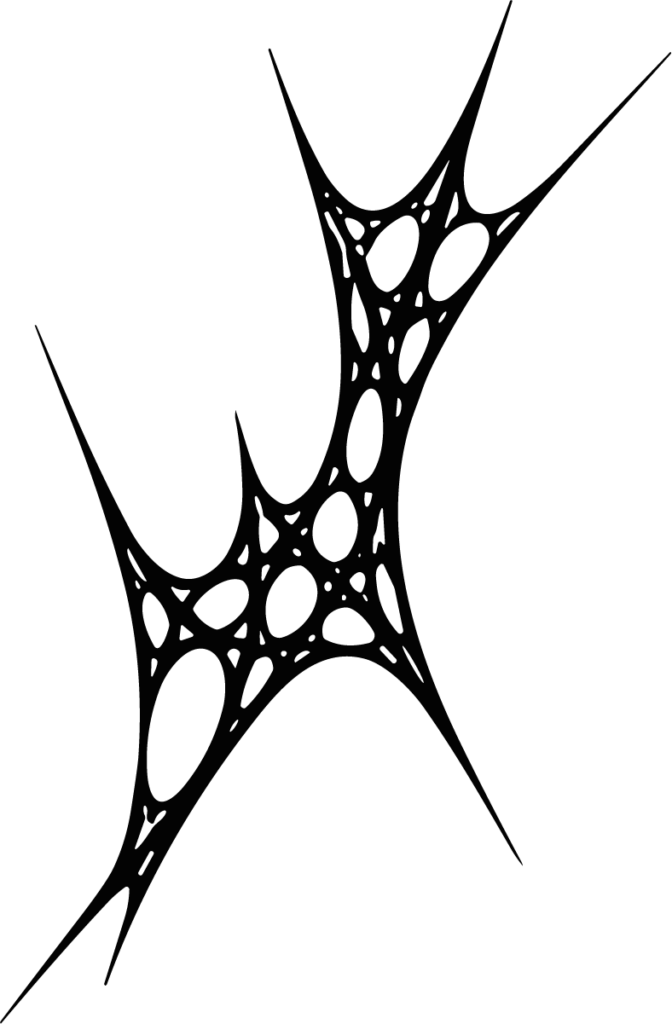 Web Silhouette SVG Jagged Organic Vector