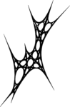 Web Silhouette SVG Jagged Organic Vector