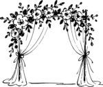 Wedding Arch SVG Floral Elegance Vector