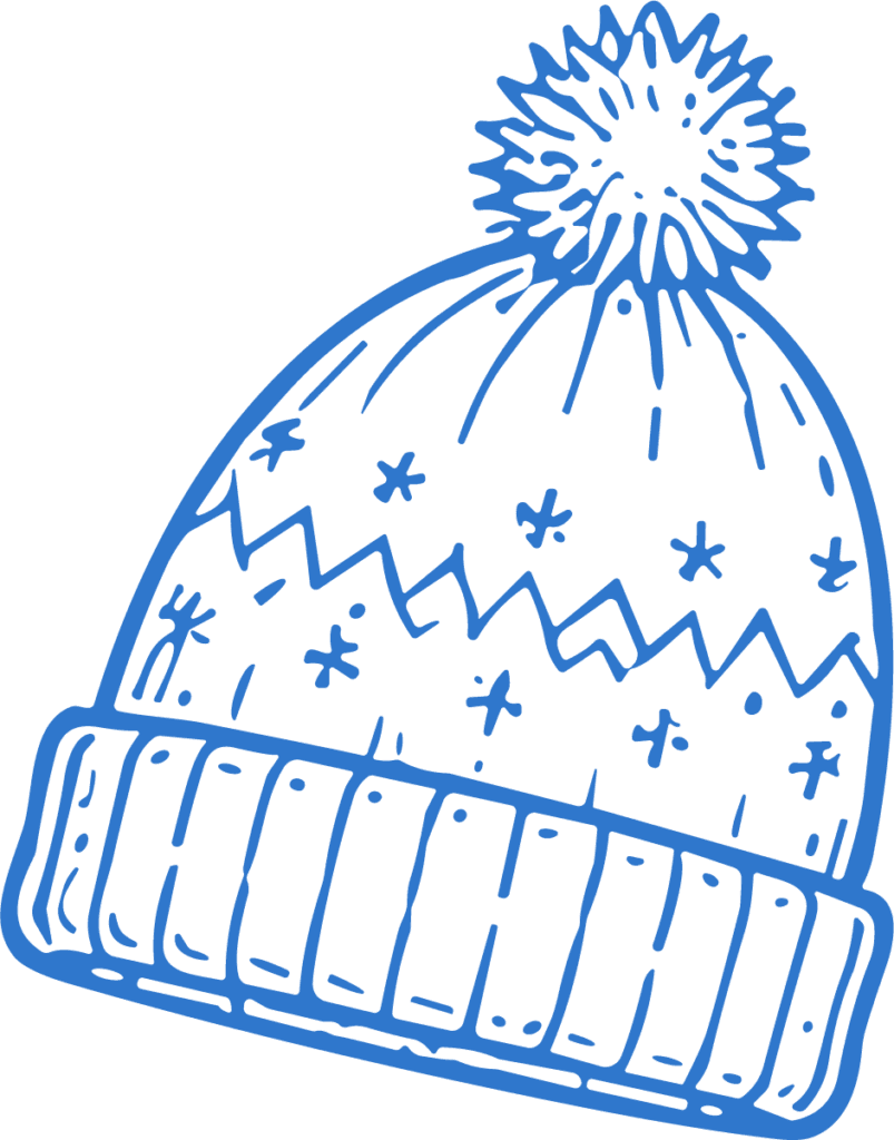 Winter Beanie SVG Cozy Knit Vector