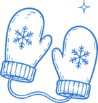 Winter Mittens SVG Cozy Knit Vector