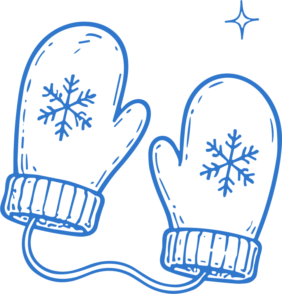Winter Mittens SVG Cozy Knit Vector