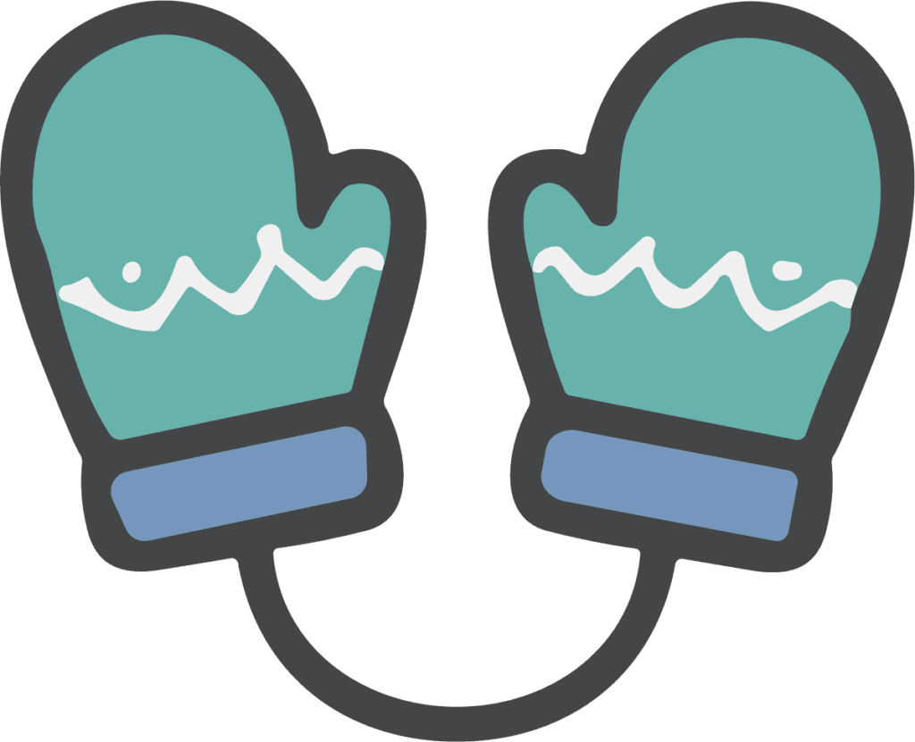 Winter Mittens SVG Cozy Knit Vector