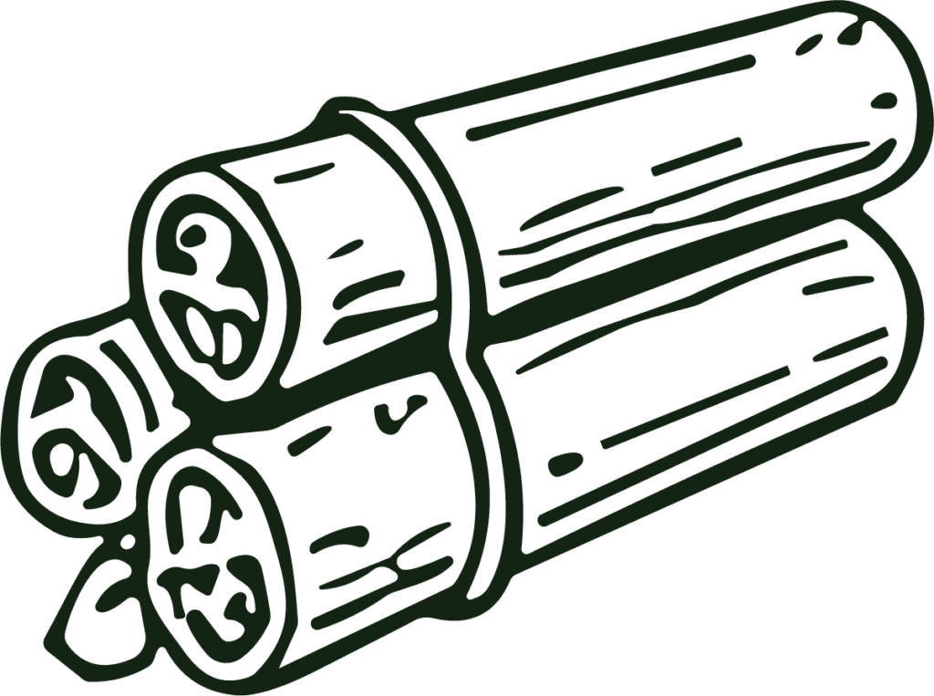 Wood Logs SVG Bold Outline Vector
