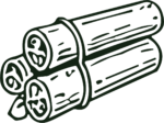 Wood Logs SVG Bold Outline Vector