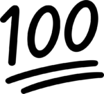 100 Number SVG Bold Scribble Vector