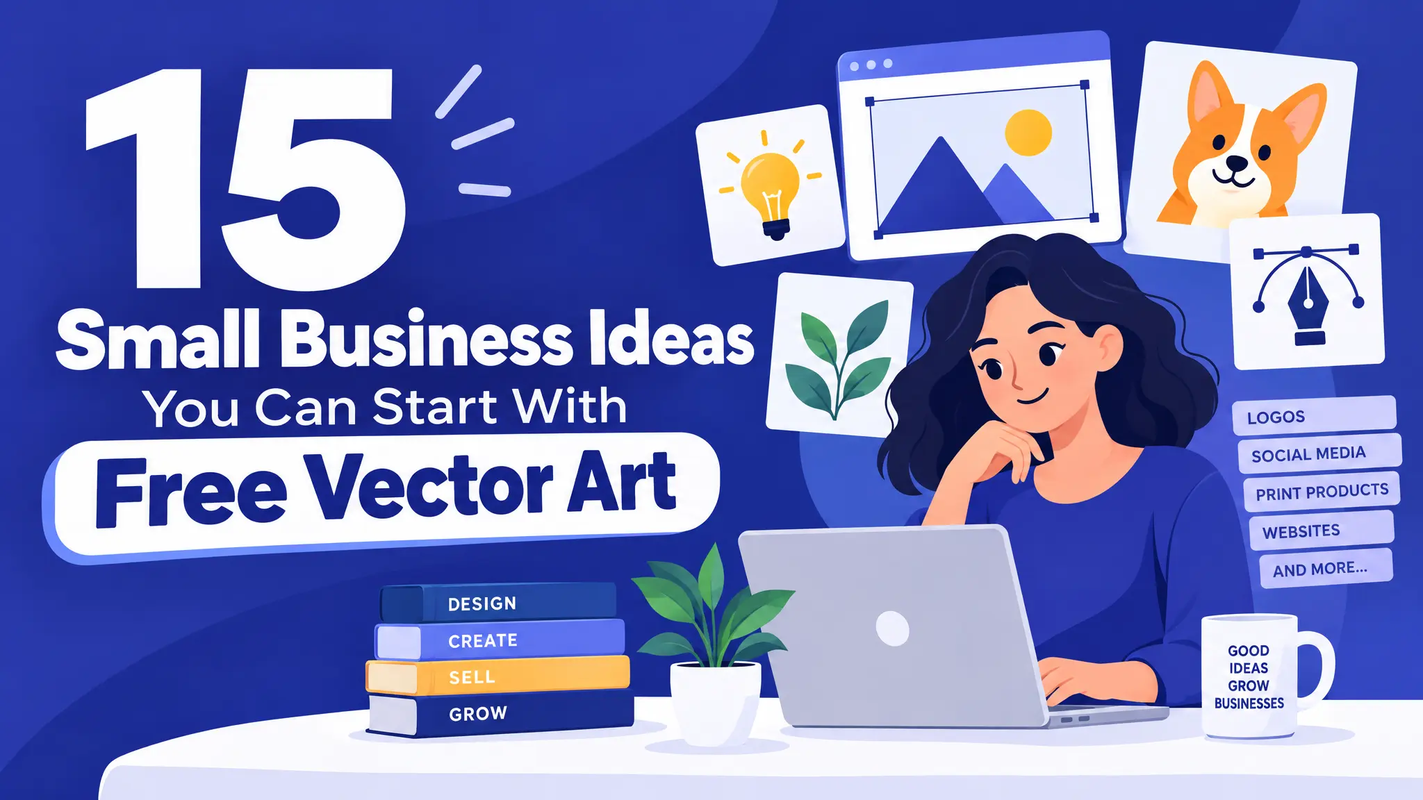 15 Small Business Ideas You Can Start With Free Vector Art