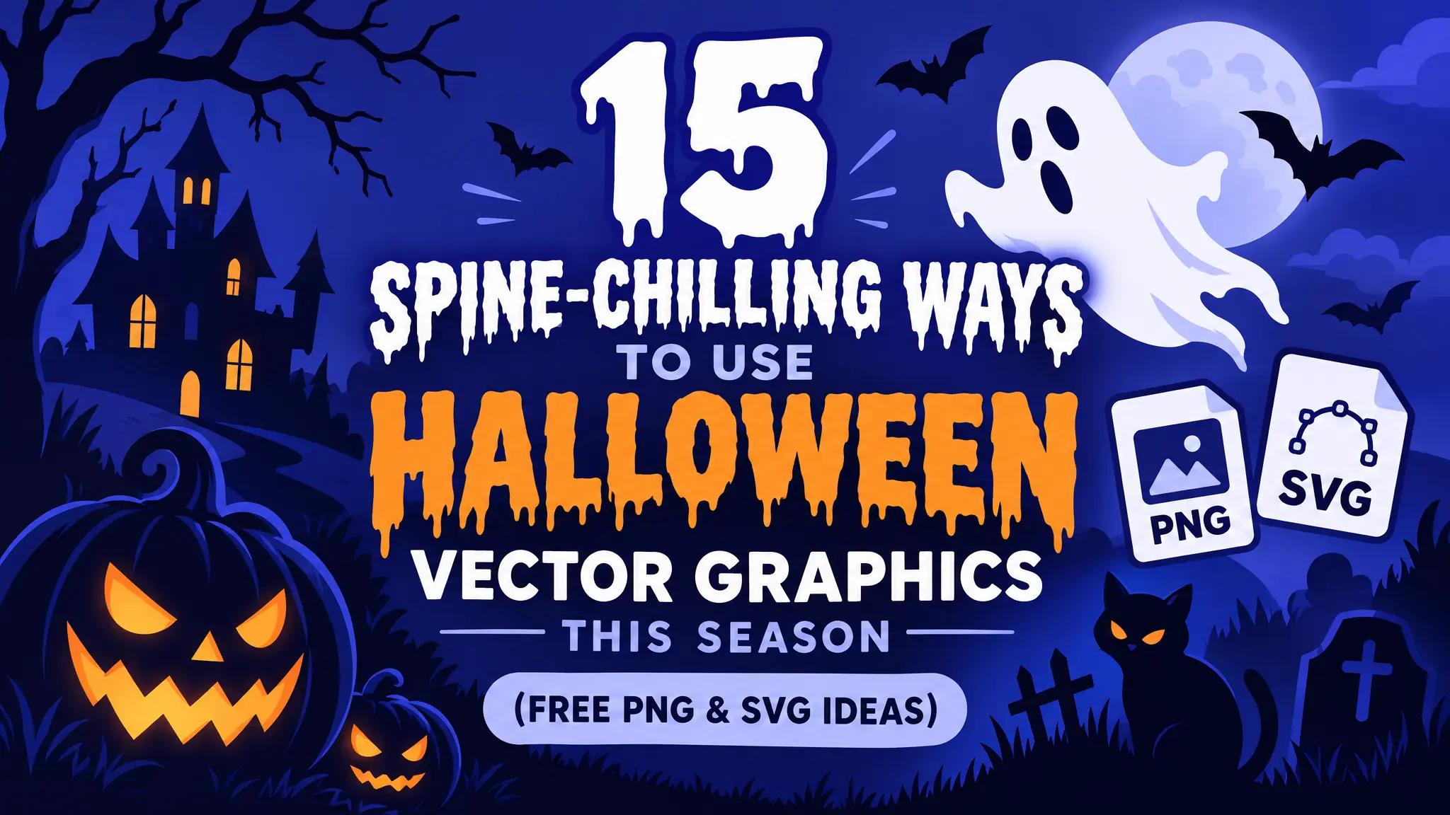 15 Spine-Chilling Ways to Use Halloween Vector Graphics This Season (Free PNG & SVG Ideas)