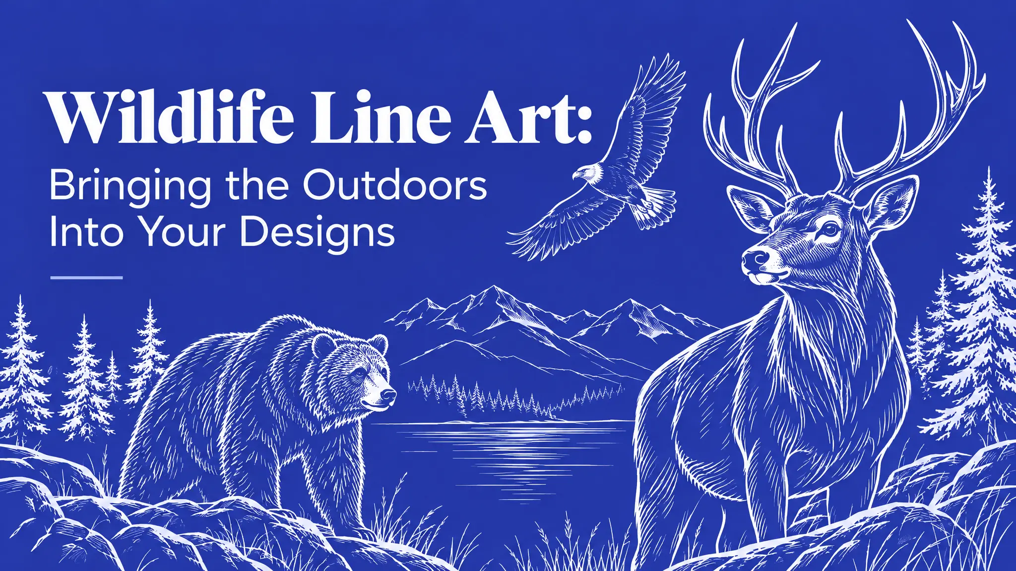 Wildlife Line Art: Bringing the Outdoors Into Your Designs