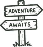 Adventure Signpost SVG Rustic Sketch Vector