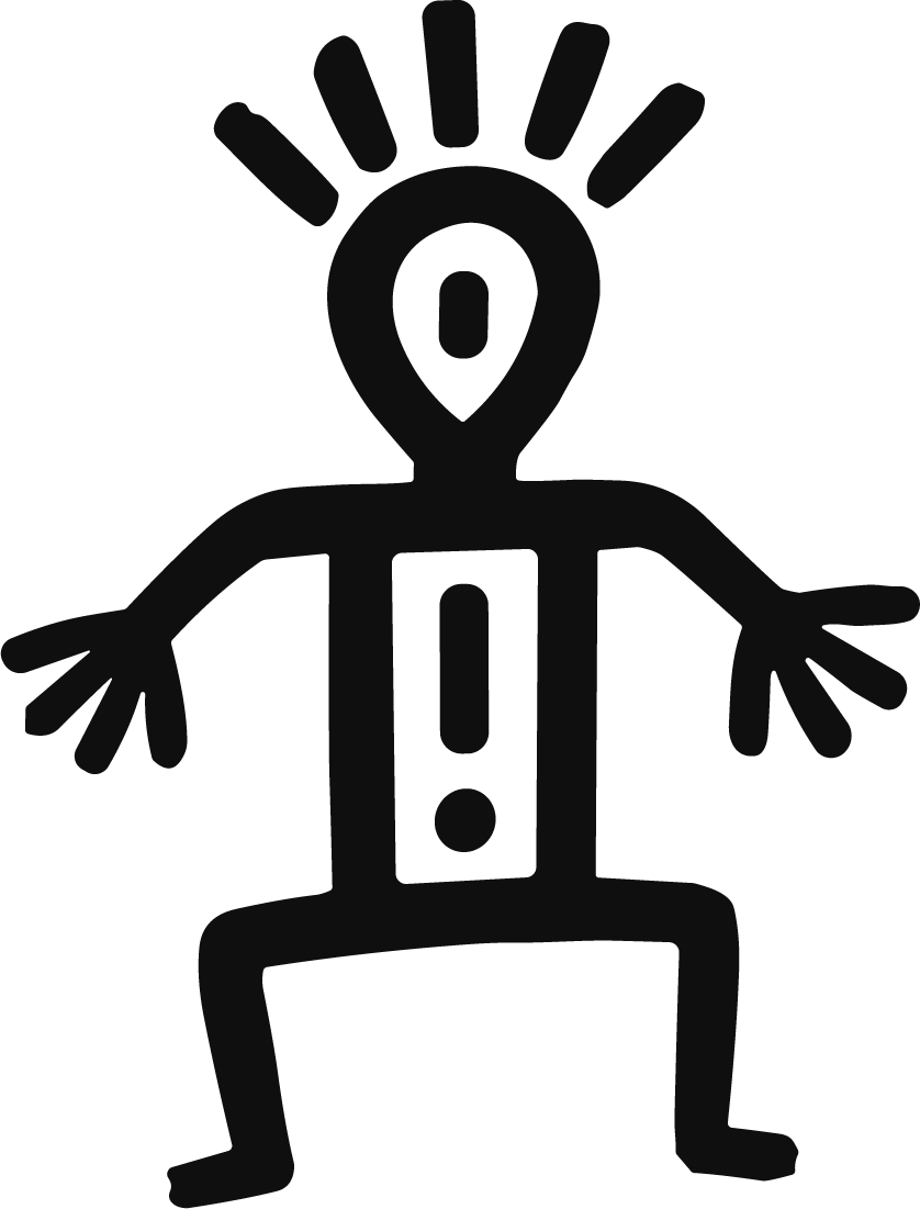 Alarmed Stick Figure SVG Startled Pose Vector - Image 1