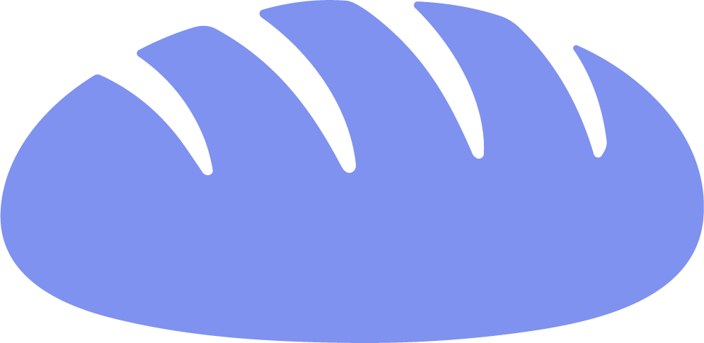 Bread Loaf SVG Simple Bakery Vector