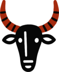 Bull Head Mask SVG Bold Tribal Vector