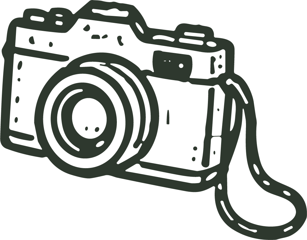 Camera SVG Sketchy Outline Vector