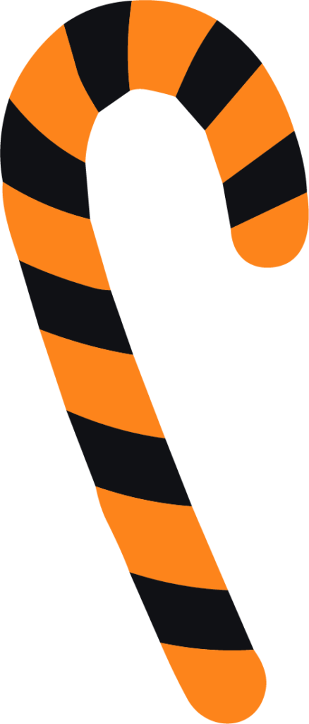 Candy Cane SVG Bold Stripes Vector